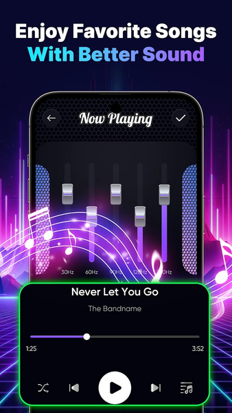 Volume Booster - Bass Booster - عکس برنامه موبایلی اندروید