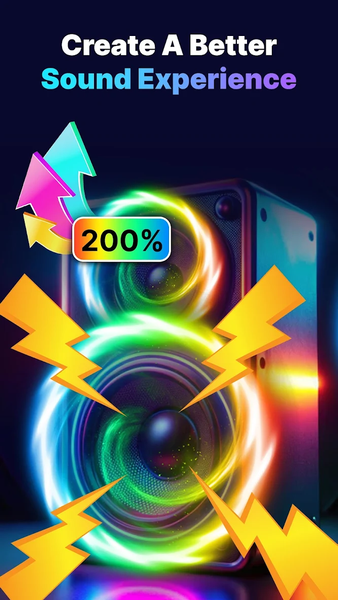 Volume Booster - Bass Booster - عکس برنامه موبایلی اندروید