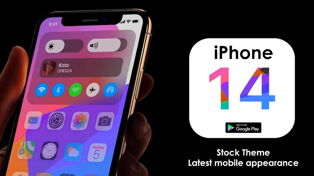 iPhone 14 Launcher 2021: Theme - عکس برنامه موبایلی اندروید