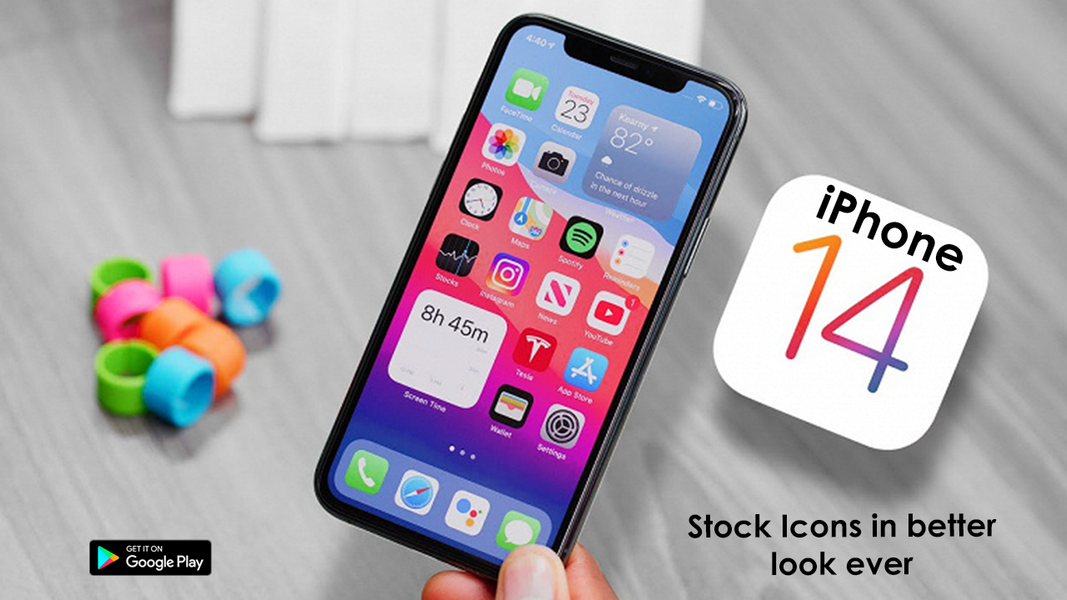 iPhone ۱۴ Themes & Launcher - عکس برنامه موبایلی اندروید