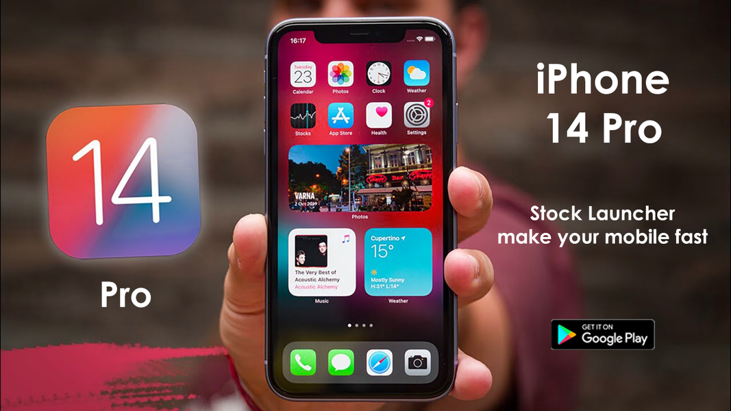 iPhone ۱۴ Pro Theme & Launcher - عکس برنامه موبایلی اندروید