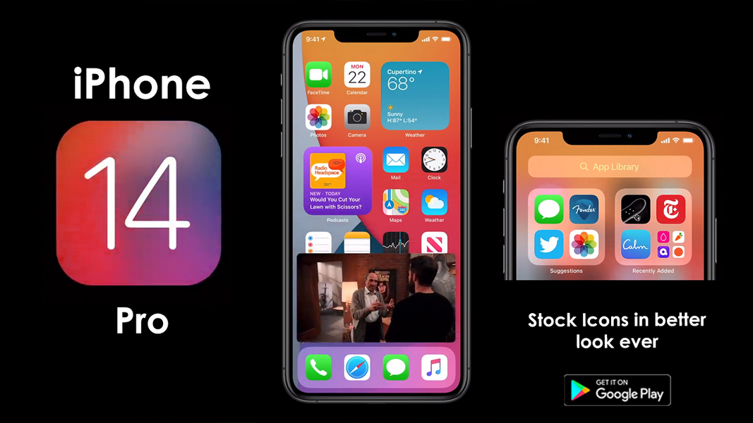iPhone ۱۴ Pro Theme & Launcher - عکس برنامه موبایلی اندروید