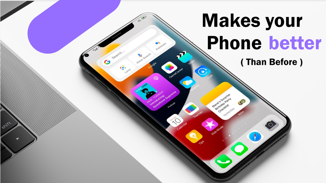 iPhone ۱۵ Theme & Wallpapers - عکس برنامه موبایلی اندروید