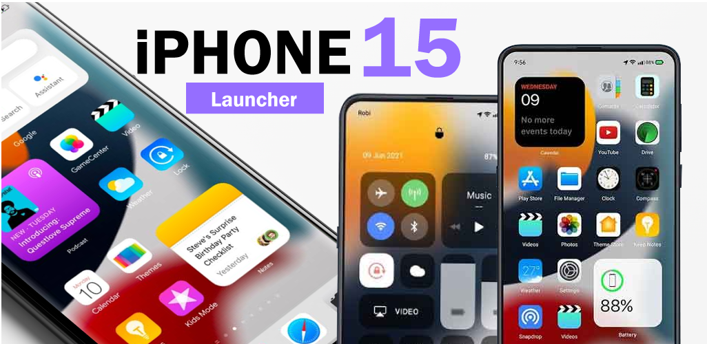 iPhone ۱۵ Theme & Wallpapers - عکس برنامه موبایلی اندروید