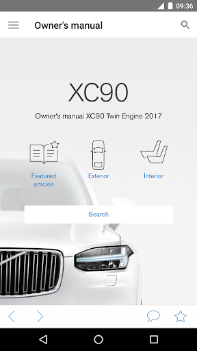 Volvo Manual - Image screenshot of android app