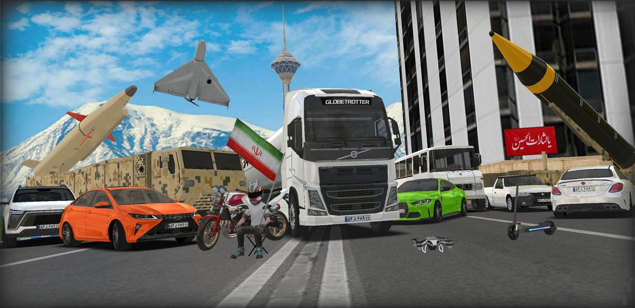 ماشین بازی کامیون ولوو fh - عکس بازی موبایلی اندروید