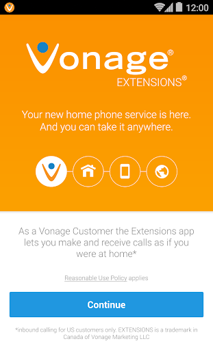 Vonage Home Extensions - VoIP - عکس برنامه موبایلی اندروید