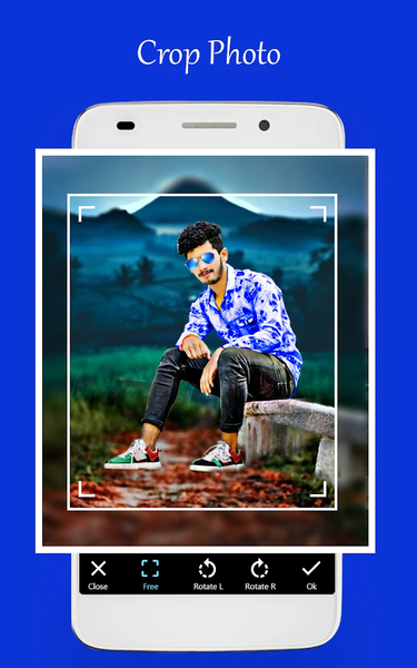 Garden photo editor and frames - عکس برنامه موبایلی اندروید