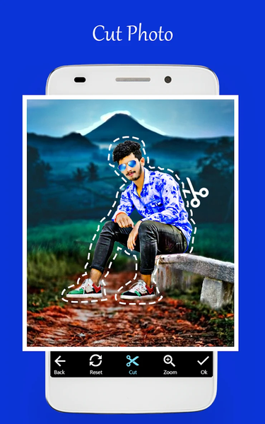 Garden photo editor and frames - عکس برنامه موبایلی اندروید