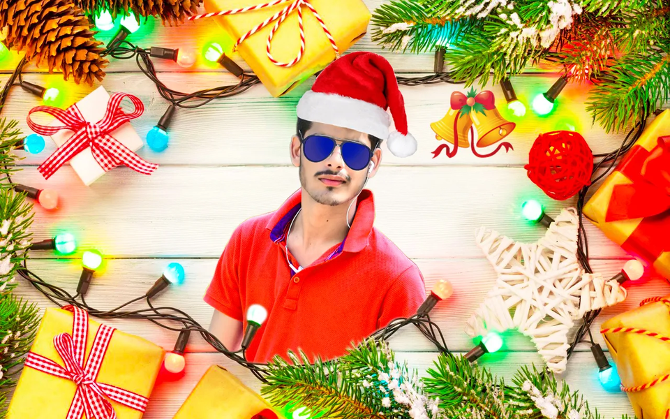 Christmas photo editor frames - عکس برنامه موبایلی اندروید