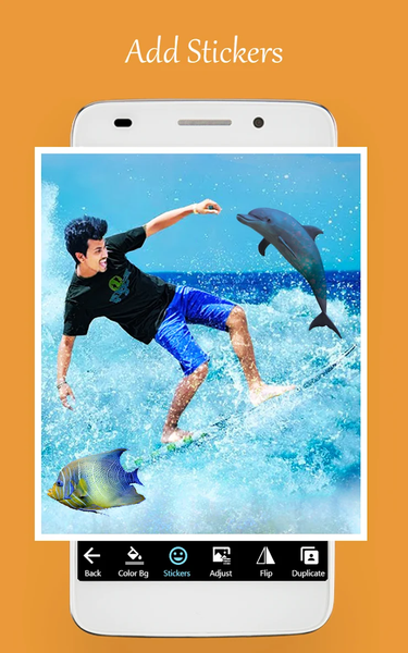 Water photo editor and frames - عکس برنامه موبایلی اندروید