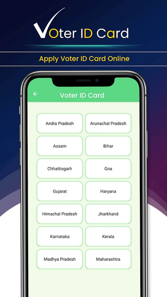 Voter ID Card Download Info - عکس برنامه موبایلی اندروید
