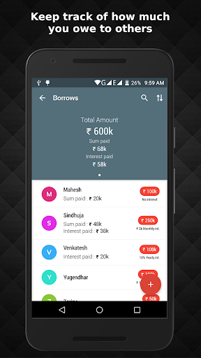 vMoneyTracker : Money Manager - عکس برنامه موبایلی اندروید
