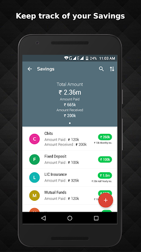 vMoneyTracker : Money Manager - عکس برنامه موبایلی اندروید