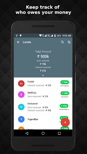 vMoneyTracker : Money Manager - عکس برنامه موبایلی اندروید