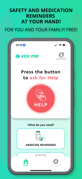 Vox Me Lifesaver and Reminder - Image screenshot of android app
