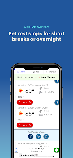 Highway Weather - Image screenshot of android app