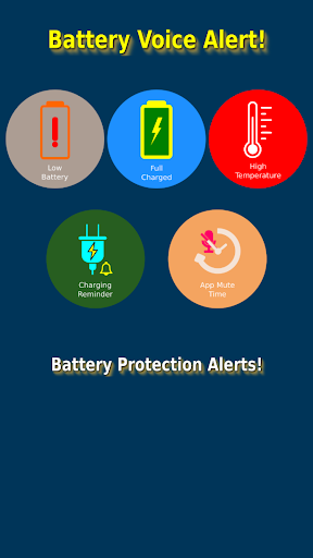 Battery Voice Alert! - عکس برنامه موبایلی اندروید