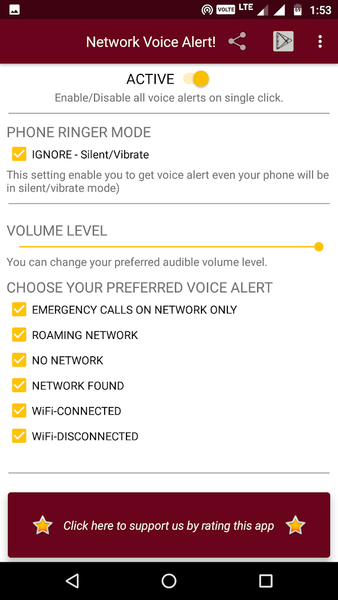 Network Voice Alert! - عکس برنامه موبایلی اندروید