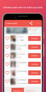 Unfollow Users - Unfollower - Image screenshot of android app
