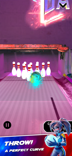 Bowling King - 3D Bowling Game - Gameplay image of android game