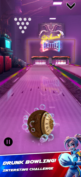 Bowling King - 3D Bowling Game - Gameplay image of android game