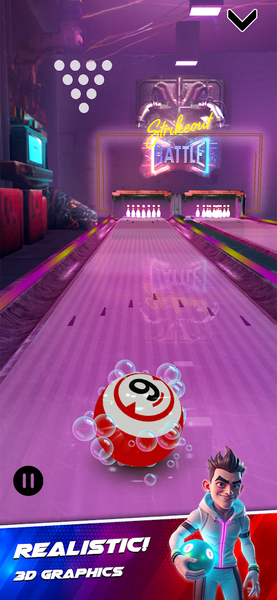 Bowling King - 3D Bowling Game - Gameplay image of android game