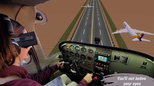 VR Flight Air Plane Racer - عکس بازی موبایلی اندروید