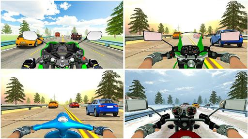 VR Highway Traffic Bike Racer - عکس بازی موبایلی اندروید