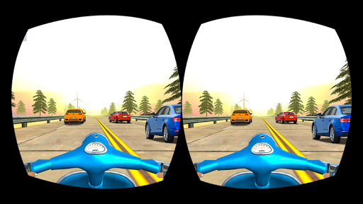 VR Highway Traffic Bike Racer - عکس بازی موبایلی اندروید