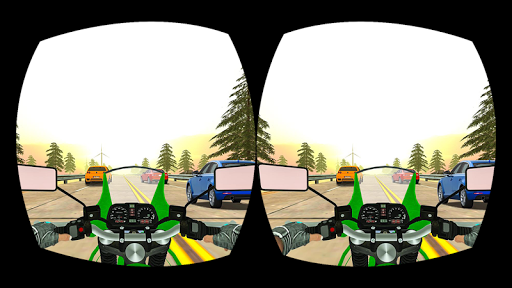 VR Highway Traffic Bike Racer - عکس بازی موبایلی اندروید