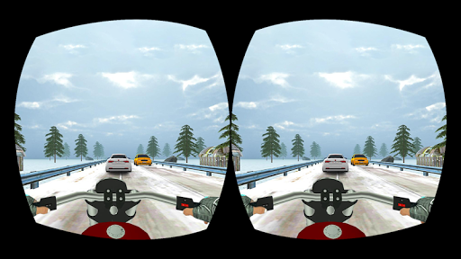 VR Highway Traffic Bike Racer - عکس بازی موبایلی اندروید