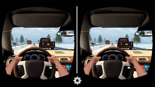 VR Traffic Racing In Car Drive - Gameplay image of android game