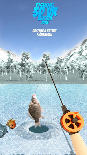 Fishing 3D VR Winter - عکس بازی موبایلی اندروید