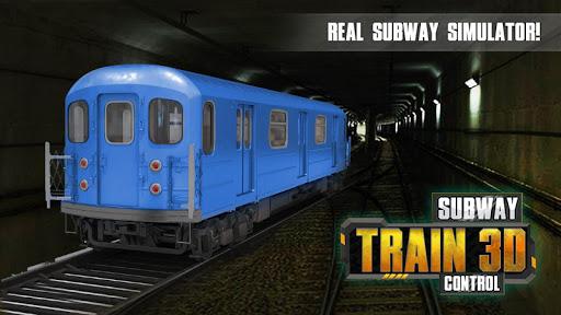 Subway Train 3D Control - Gameplay image of android game