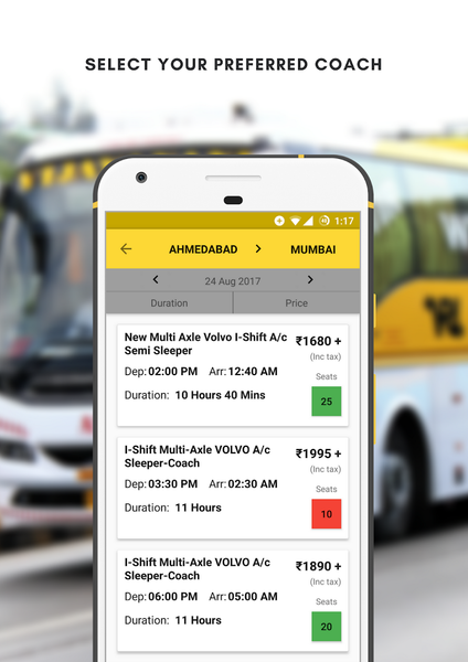 VRL Travels Bus Ticket Booking - عکس برنامه موبایلی اندروید