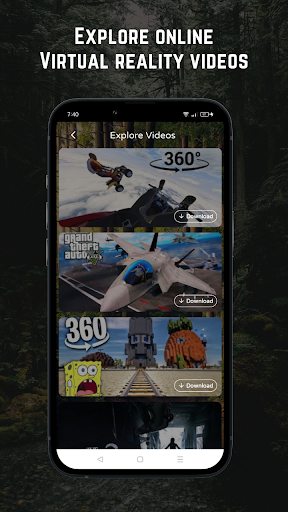 VR Player for VR videos - ۳D - عکس برنامه موبایلی اندروید