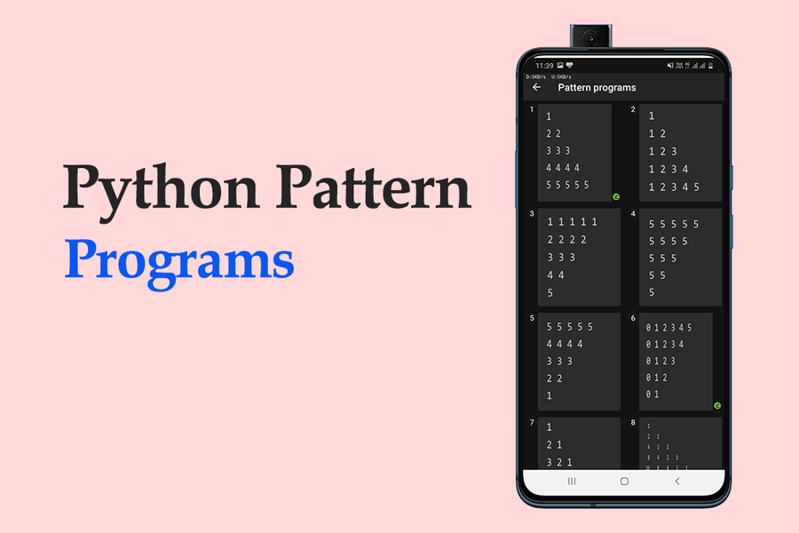 Python Practice Programs - عکس برنامه موبایلی اندروید