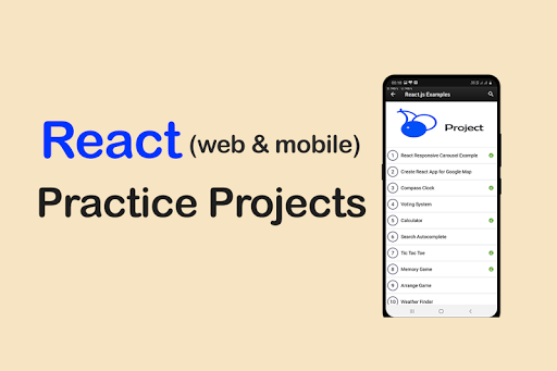 Learn React.js & React Native - عکس برنامه موبایلی اندروید