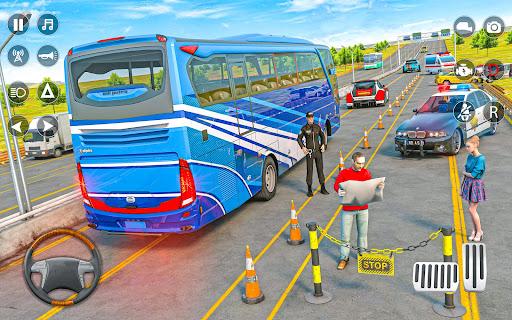 Coach Tourist Bus City Driving - Gameplay image of android game