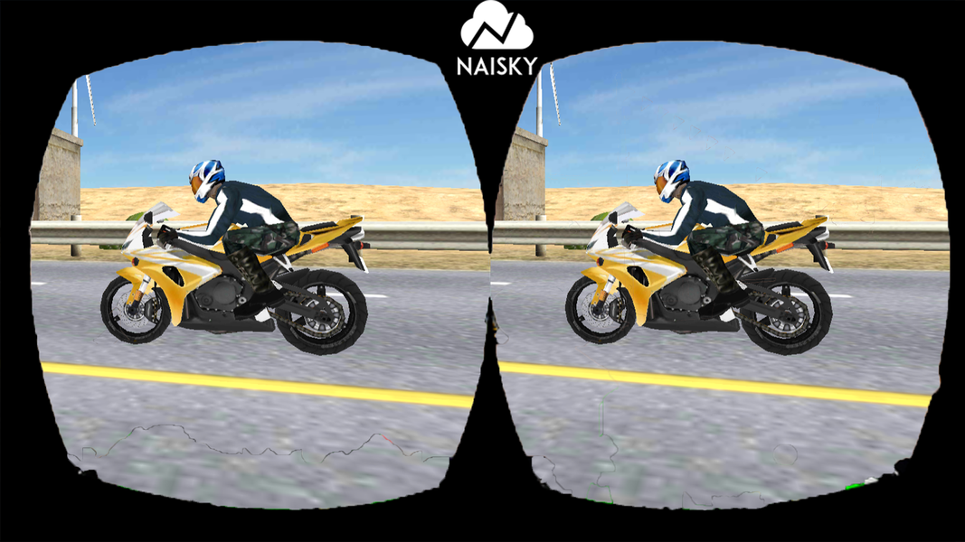 VR Traffic Bike Racer 360 - عکس بازی موبایلی اندروید