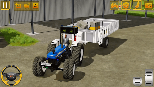 Tractor Driving: Farming Games - Gameplay image of android game