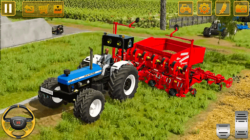 Tractor Driving: Farming Games - Gameplay image of android game