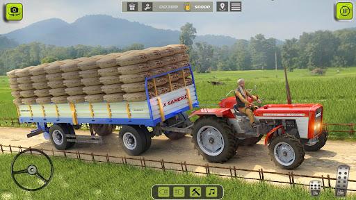 Tractor Driving: Farming Games - Gameplay image of android game