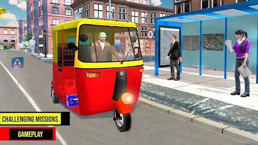City Rickshaw Driving Games 3D - Image screenshot of android app
