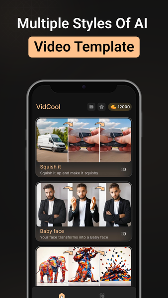 VidCool : AI Video Generator - عکس برنامه موبایلی اندروید