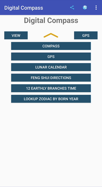 Digital Compass - عکس برنامه موبایلی اندروید