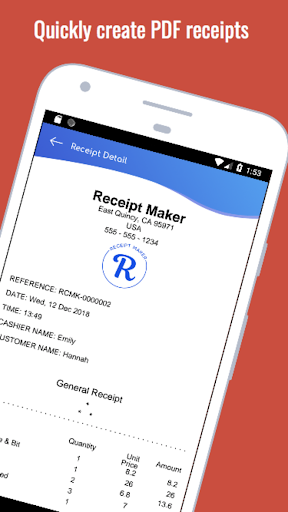 Receipt Maker - عکس برنامه موبایلی اندروید