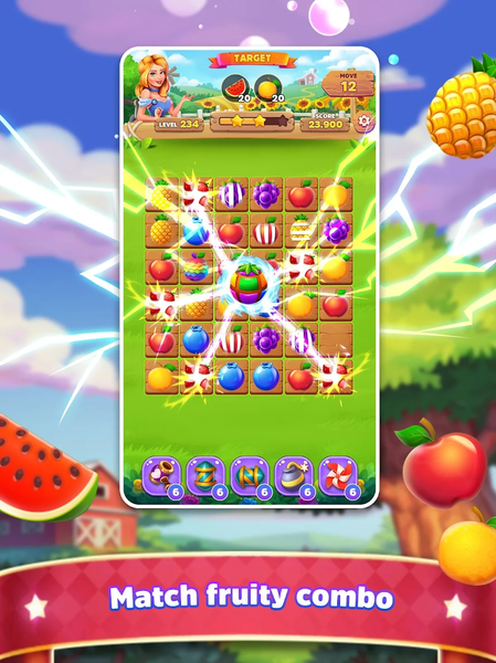 Fruity Crush - Fruity Match - عکس بازی موبایلی اندروید