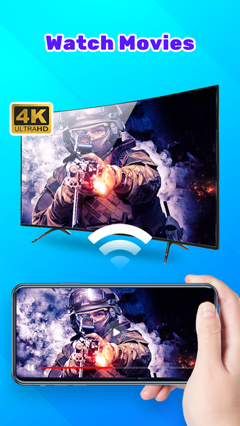 Screen Mirroring: Cast to TV - عکس برنامه موبایلی اندروید
